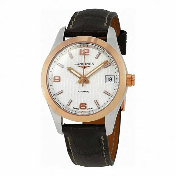 浪琴/Longines 康铂系列 自动机械 18K金 精钢 女表 L2.385.5.76.3