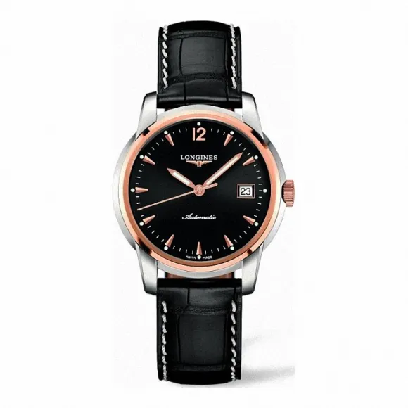 浪琴/Longines 索伊米亚系列 自动机械 18K金 精钢 男表 L2.763.5.52.4