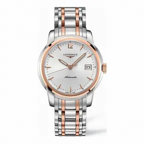 浪琴/Longines 索伊米亚系列 自动机械 18kt玫瑰金 精钢 男表 L2.766.5.72.7