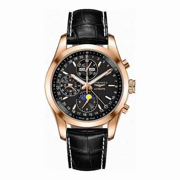 浪琴/Longines 康铂系列 自动机械 18K金 男表 L2.798.8.52.3