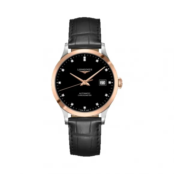 浪琴/Longines 开创者系列 自动机械 18K金 精钢 男表 L2.820.5.57.2