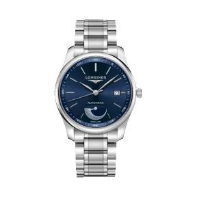 浪琴/Longines 精钢 蓝色 自动机械机芯 手表 L2.908.4.92.6