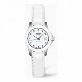 浪琴/Longines 康卡斯系列 石英 精钢 女表 L3.157.4.87.2