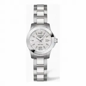 浪琴/Longines 康卡斯系列 石英 精钢 女表 L3.158.4.76.6