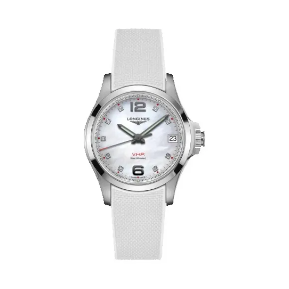 浪琴/Longines 康卡斯V.H.P. 石英机芯 精钢 女表 L3.316.4.87.9