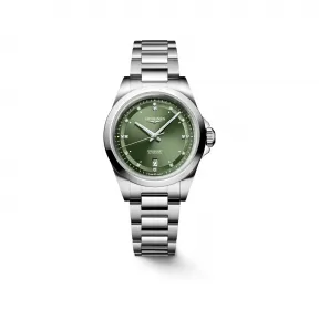 浪琴/Longines 康卡斯系列 30.00 MM 精钢 自动上链机械机芯 女表 L3.320.4.07.6