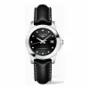 浪琴/Longines 康卡斯系列 石英 精钢 女表 L3.376.4.57.3
