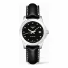 浪琴/Longines 康卡斯系列 石英 精钢 女表 L3.377.4.57.3