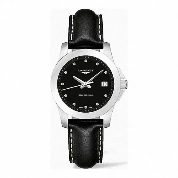 浪琴/Longines 康卡斯系列 石英 精钢 女表 L3.377.4.57.3