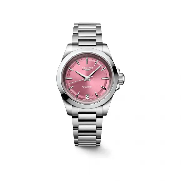 浪琴/Longines 康卡斯系列 34.00 MM 精钢 自动上链机械机芯 女表 L3.430.4.99.6