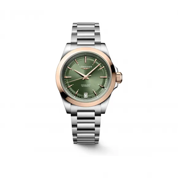 浪琴/Longines 康卡斯系列 34.00 MM 不锈钢及18K玫瑰金 自动上链机械机芯 女表 L3.430.5.02.6