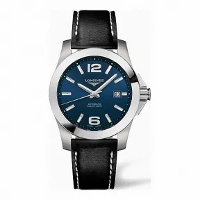浪琴/Longines 康卡斯系列 自动机械 精钢 男表 L3.658.4.96.0