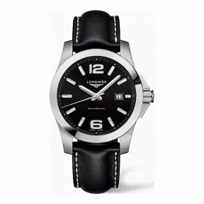 浪琴/Longines 康卡斯系列 石英 精钢 男表 L3.659.4.56.0