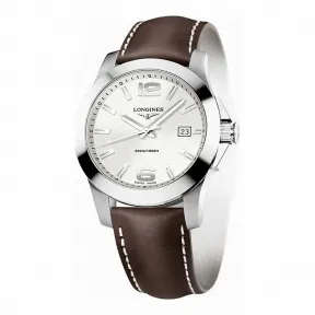 浪琴/Longines 康卡斯系列 石英 精钢 男表 L3.659.4.76.5