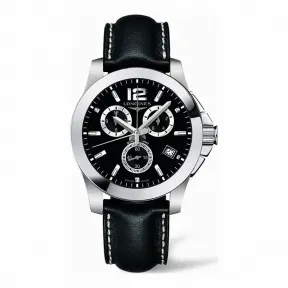 浪琴/Longines 康卡斯系列 石英 精钢 男表 L3.660.4.56.3