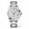 浪琴/Longines 康卡斯系列 石英 精钢 男表 L3.660.4.76.6