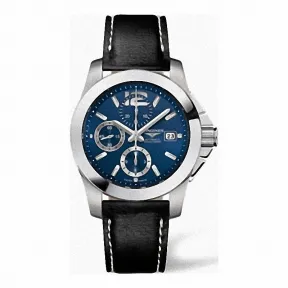 浪琴/Longines 康卡斯系列 自动机械 精钢 男表 L3.662.4.96.0