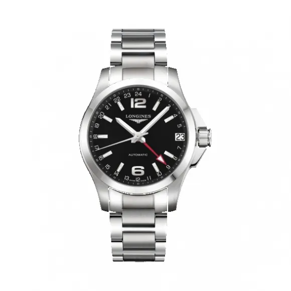 浪琴/Longines 康卡斯系列 自动机械 精钢 男表 L3.687.4.56.6