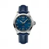 浪琴/Longines 精钢 蓝色 石英机芯 手表 L3.716.4.96.0