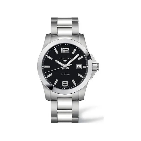 浪琴/Longines 康卡斯系列 41.00 MM 不锈钢 石英机芯 男表 L3.759.4.59.6