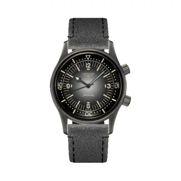 浪琴/Longines 经典复古系列 42.00 MM 黑色 PVD ​​处理 自动机械机芯 男表 L3.774.2.58.2