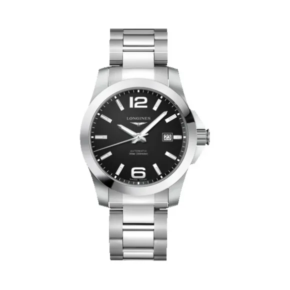 浪琴/Longines 康卡斯系列 自动机械 精钢 男表 L3.777.4.58.6