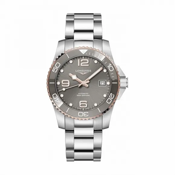 浪琴/Longines 康卡斯系列 39.0 MM 精钢 陶瓷 自动机械机芯 男表 L3.780.3.78.6