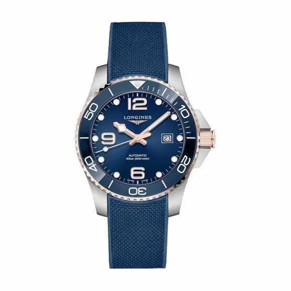 浪琴/Longines 康卡斯系列 43.0 MM 精钢 陶瓷 自动机械机芯 男表 L3.782.3.98.9