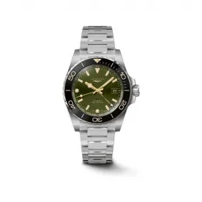 浪琴/Longines 康卡斯潜水系列 41.00 MM 不锈钢 自动机械机芯 男表 L3.790.4.06.6