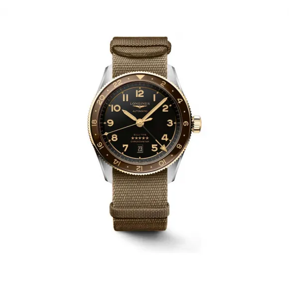 浪琴/Longines 先行者系列 42.00 MM 间金 自动机械机芯 男表 L3.812.5.53.9