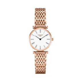 浪琴/Longines 嘉岚系列 石英 精钢镀18K玫瑰金 女表 L4.209.1.91.8