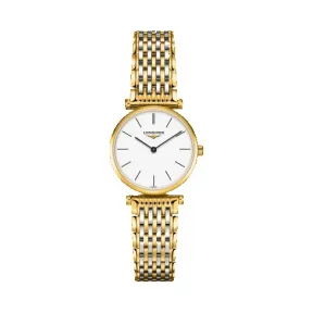 浪琴/Longines 嘉岚系列 石英 精钢镀18K金 女表 L4.209.2.12.7