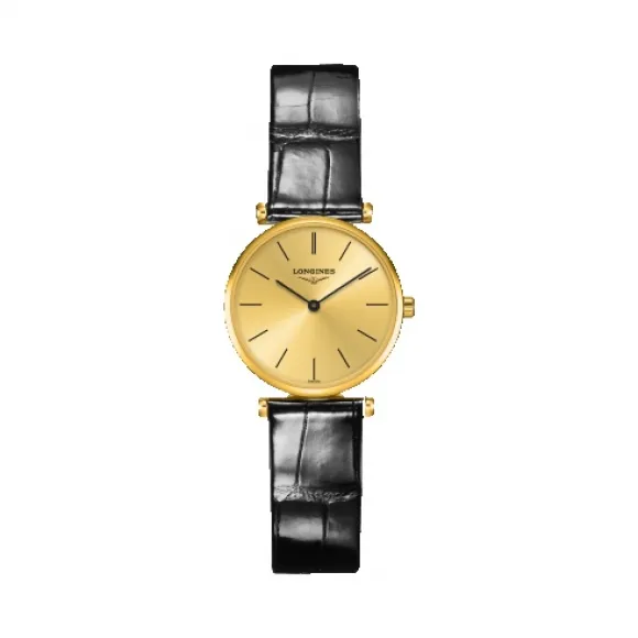 浪琴/Longines 嘉岚系列 石英 精钢镀18K金 女表 L4.209.2.32.2