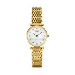 浪琴/Longines 嘉岚系列 石英 精钢镀18K金 女表 L4.209.2.87.8