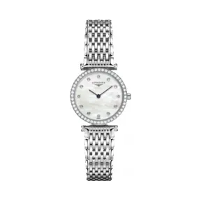 浪琴/Longines 嘉岚系列 石英 精钢 镶钻 女表 L4.241.0.80.6