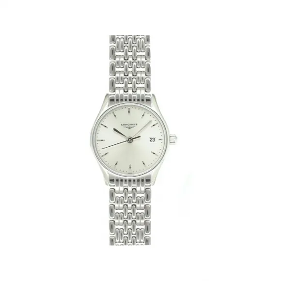 浪琴/Longines 律雅系列 25.00 MM 不锈钢 石英机芯 女表 L4.259.4.78.6