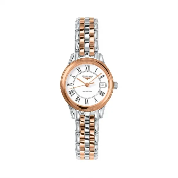 浪琴/Longines 军旗系列 自动机械 精钢 镀金 女表 L4.274.3.91.7