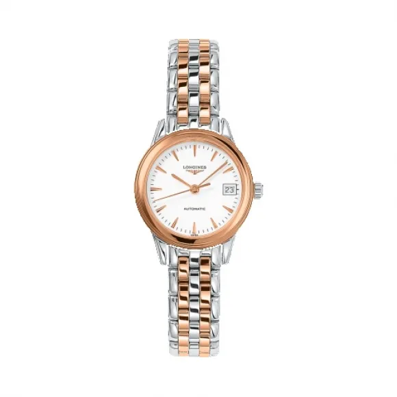 浪琴/Longines 军旗系列 自动机械 精钢 镀金 女表 L4.274.3.92.7