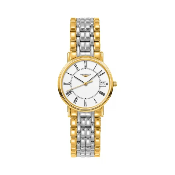 浪琴/Longines 瑰丽系列 石英 精钢镀18K金 女表 L4.320.2.11.7