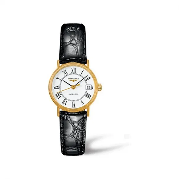 浪琴/Longines 时尚系列 25.50 MM 黄色 PVD ​​2N 自动机械机芯 女表 L4.321.2.01.2