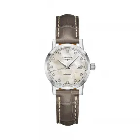 浪琴/Longines 精钢 贝母色 自动机械机芯 手表 L4.325.4.87.2