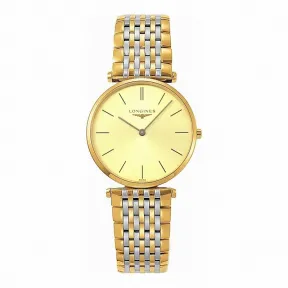 浪琴/Longines 嘉岚系列 石英 精钢镀18K金  L4.512.2.32.7