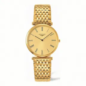 浪琴/Longines 嘉岚系列 石英 精钢镀18K金 男表 L4.709.2.31.8