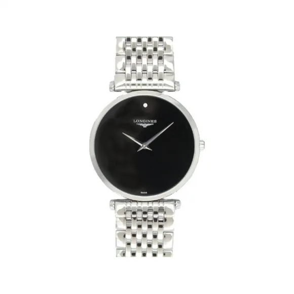 浪琴/Longines 嘉兰系列 33.00 MM 不锈钢 石英机芯 男表 L4.709.4.57.6