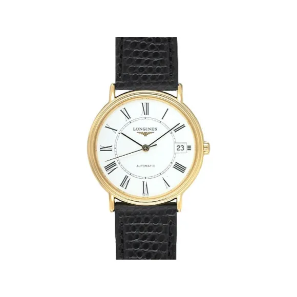 浪琴/Longines 时尚系列 34.50 MM 黄色 PVD ​​2N 自动机械机芯 男表 L4.721.2.11.0