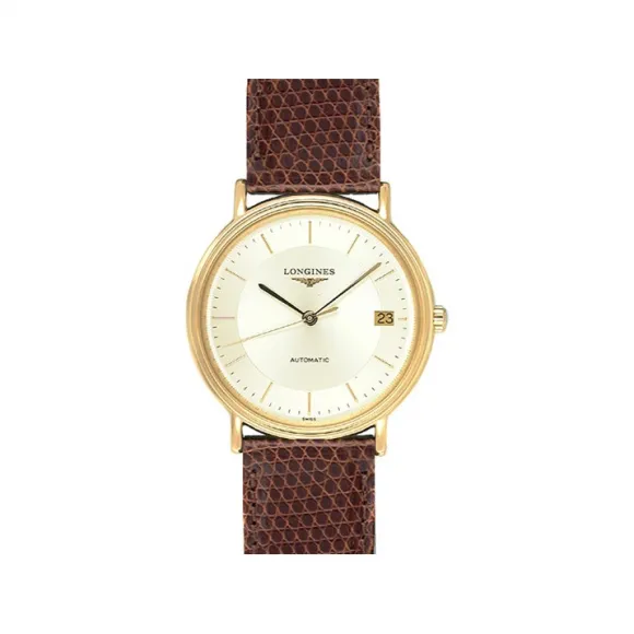 浪琴/Longines 时尚系列 34.50 MM 黄色 PVD ​​2N 自动机械机芯 男表 L4.721.2.42.9