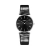 浪琴/Longines 精钢 黑色 石英机芯 手表 L4.755.4.51.2