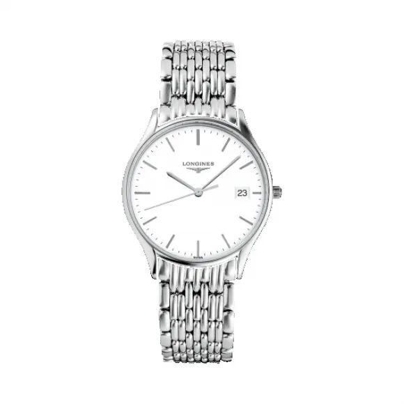 浪琴/Longines 律雅系列 石英 精钢 男表 L4.759.4.12.6