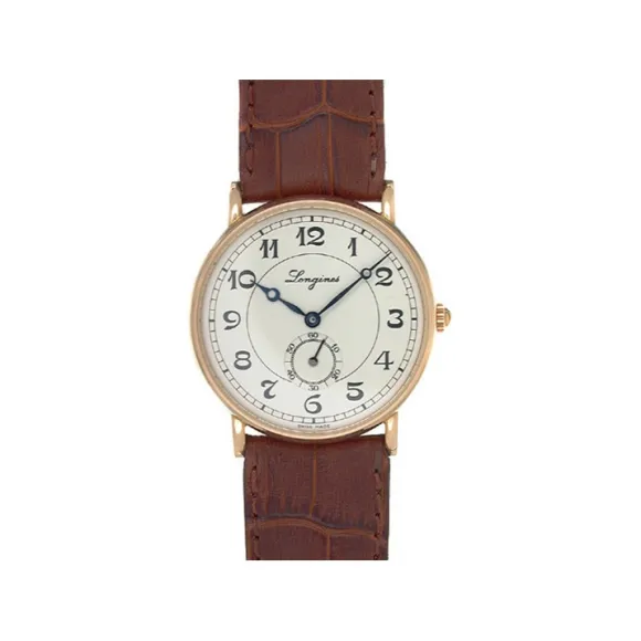 浪琴/Longines 时尚系列 34.00 MM 5N 红金 自动机械机芯 男表 L4.767.8.78.2