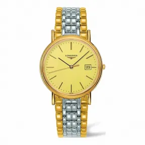 浪琴/Longines 瑰丽系列 石英 精钢镀18K金 男表 L4.790.2.32.7